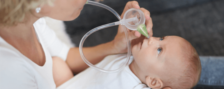 Erfahren Sie mehr über den Nosiboo Eco manuellen Mund-Nasensauger für Babys betrieben mit der Kraft Ihrer Lunge